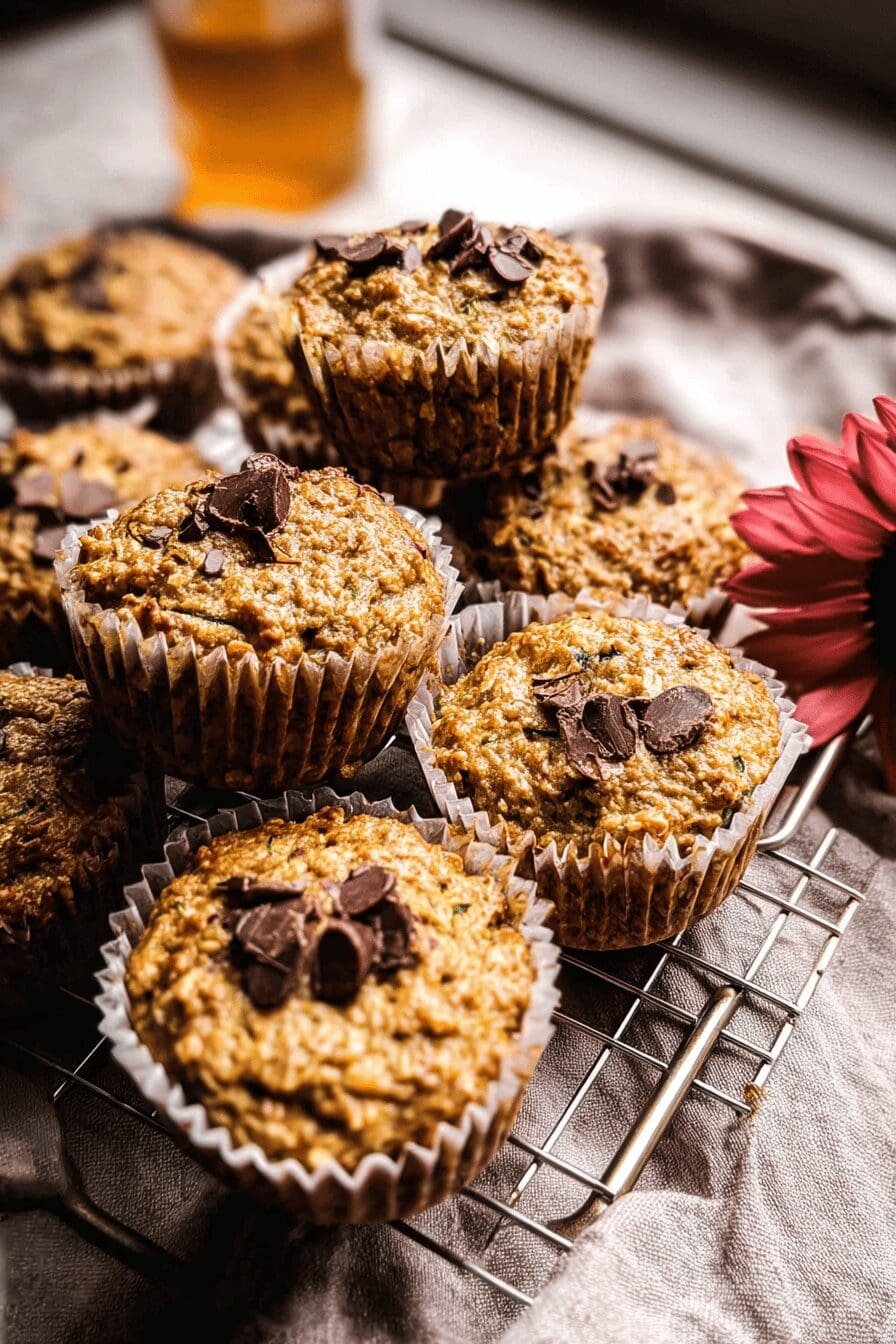 Zucchini Oatmeal Muffins