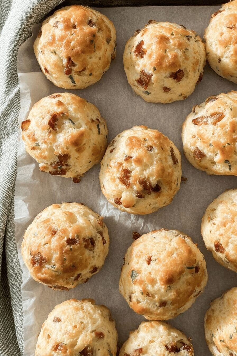 Bacon Garlic Gougeres