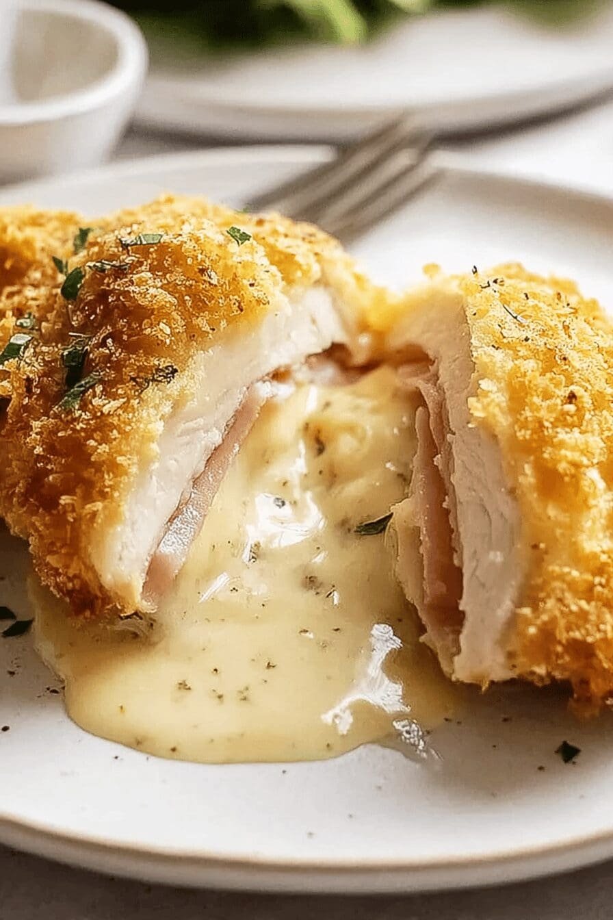 Baked Chicken Cordon Bleu