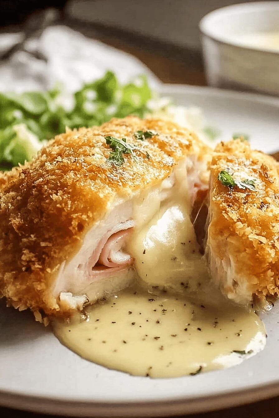 Baked Chicken Cordon Bleu