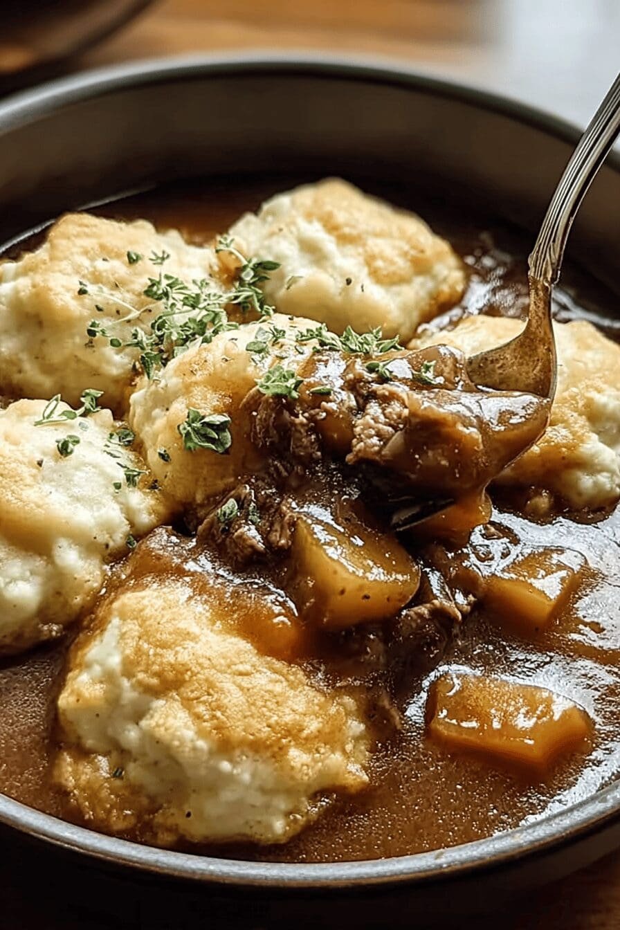 Beef Stew And Dumplings