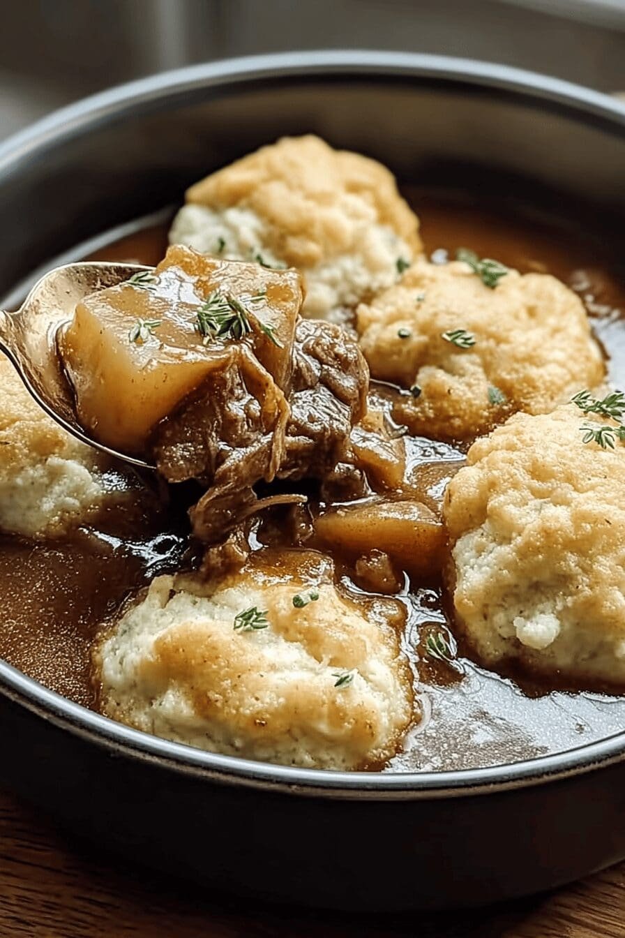 Beef Stew And Dumplings
