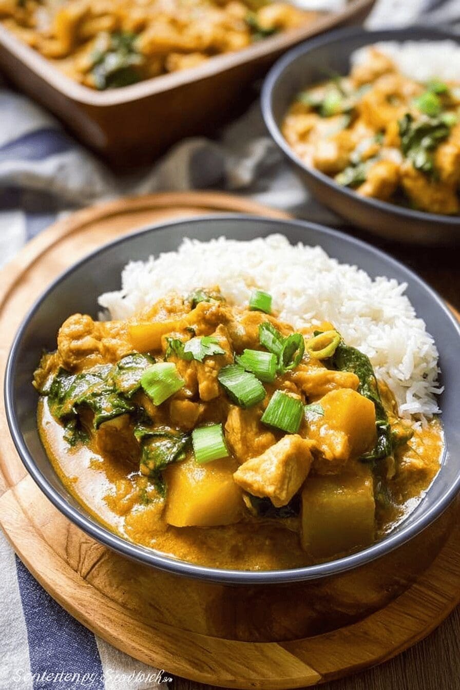 Bok Choy Chicken Curry