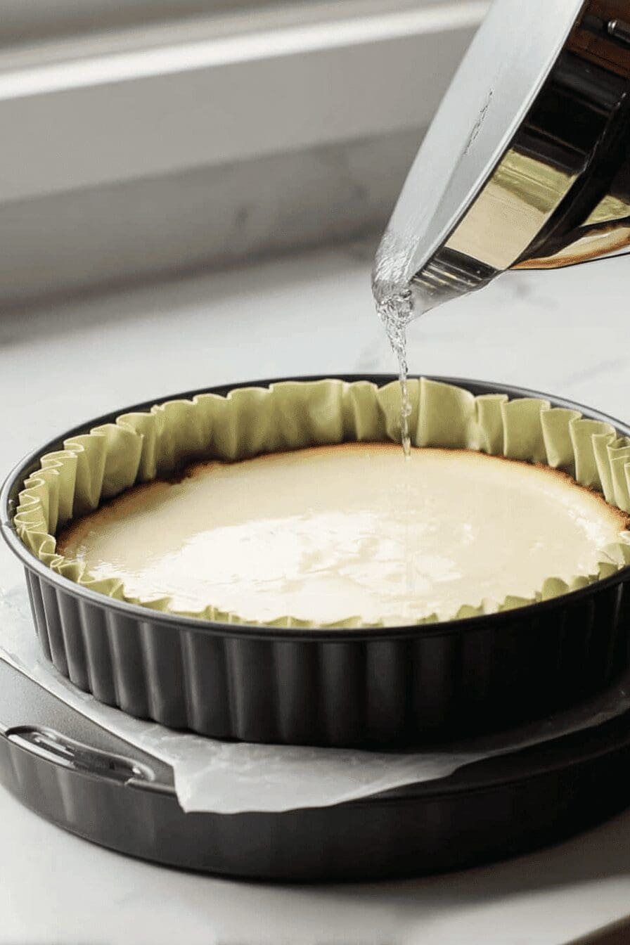 Cheesecake Water Bath Leak Prevention