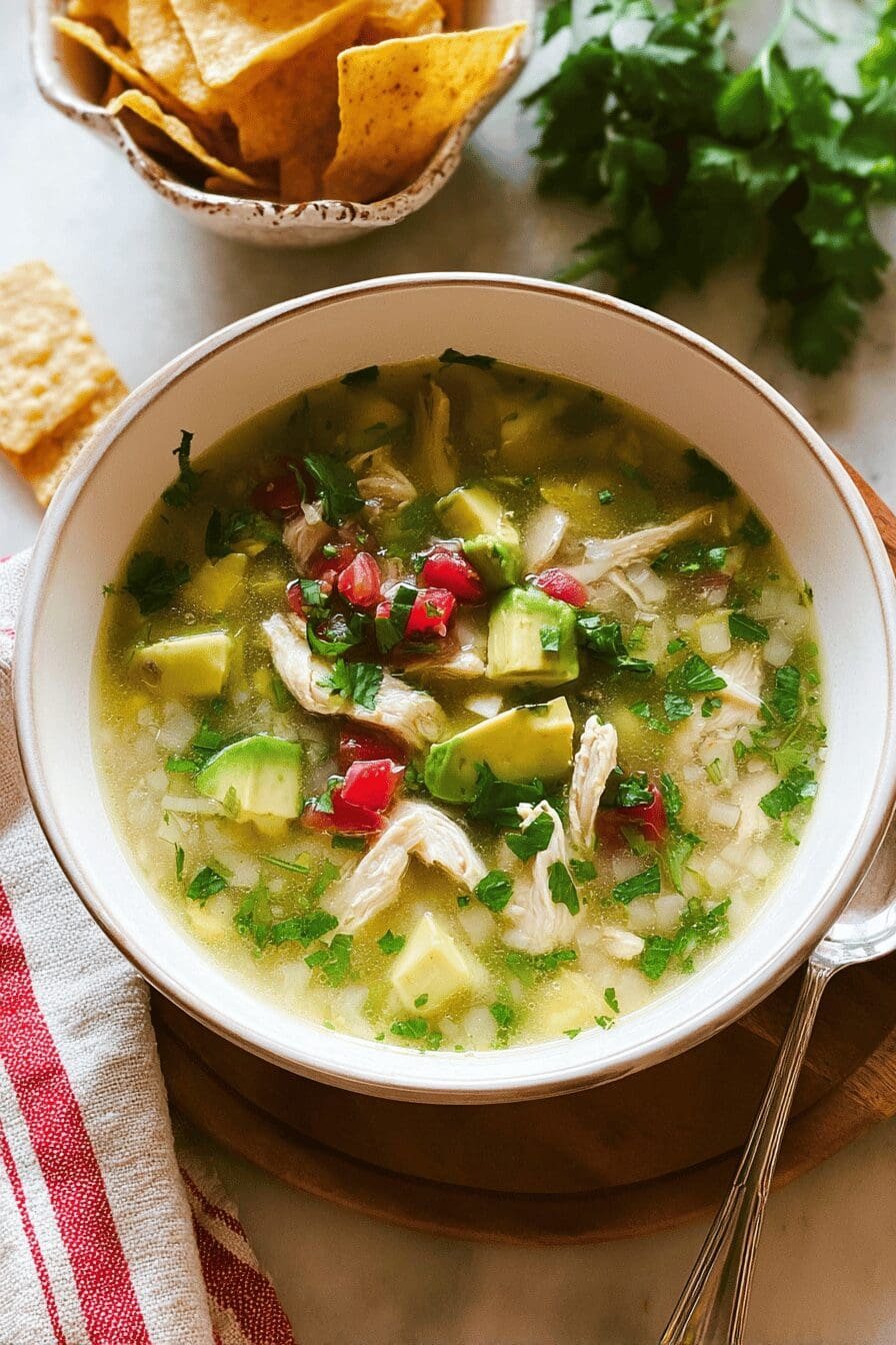 Chicken Avocado Lime Soup