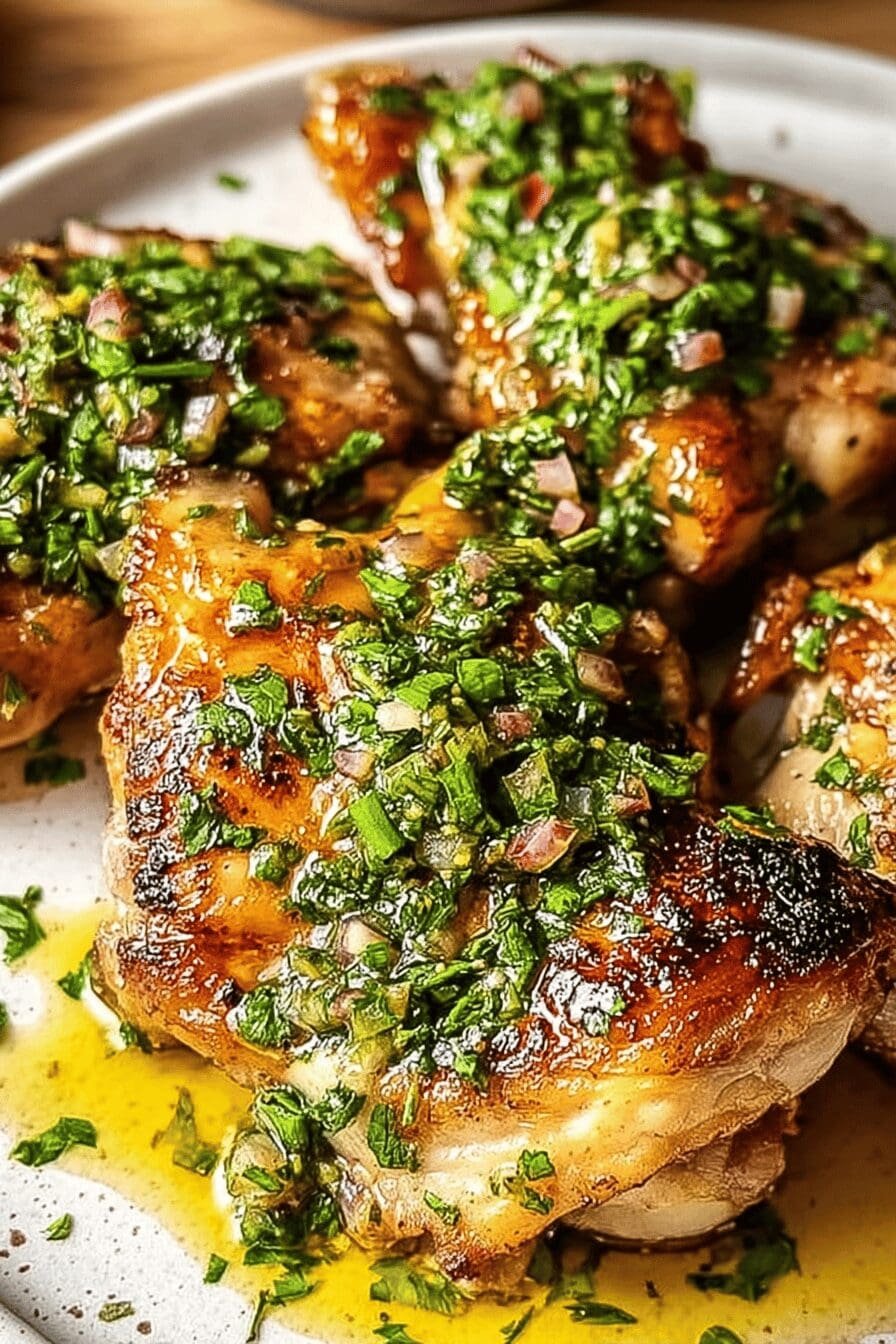 Chimichurri Chicken Thighs