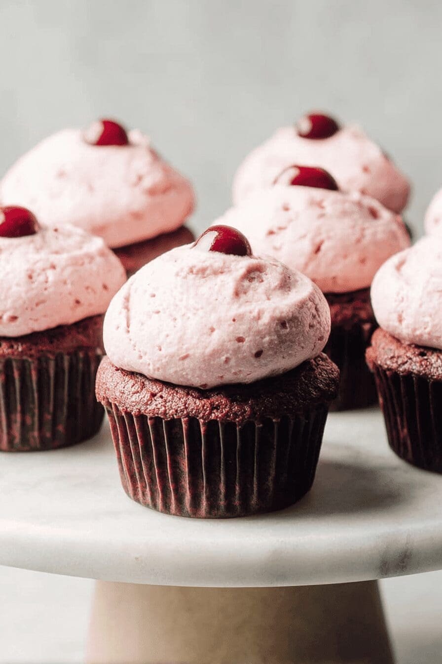 Chocolate Cherry Cupcakes
