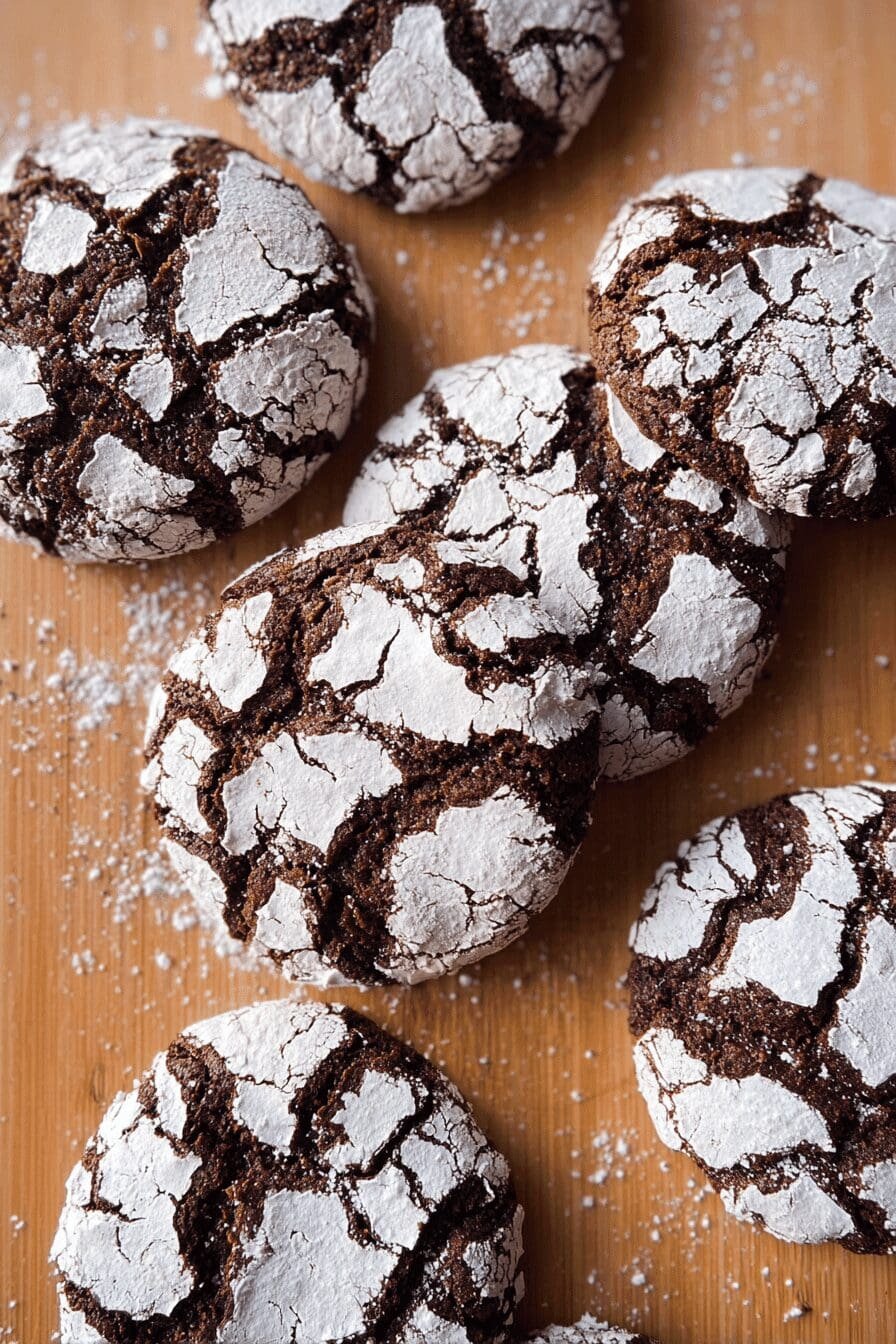 Chocolate Crinkle Cookies