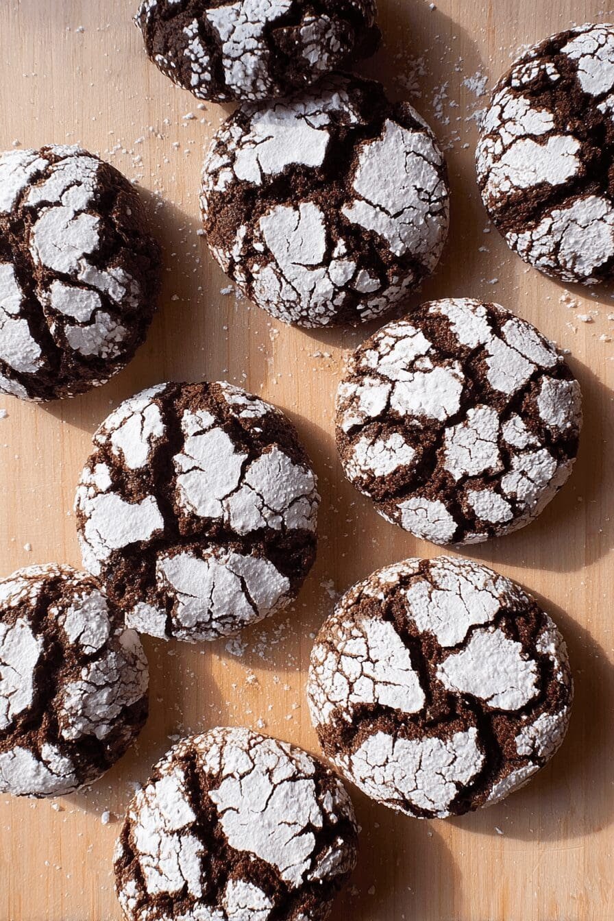 Chocolate Crinkle Cookies
