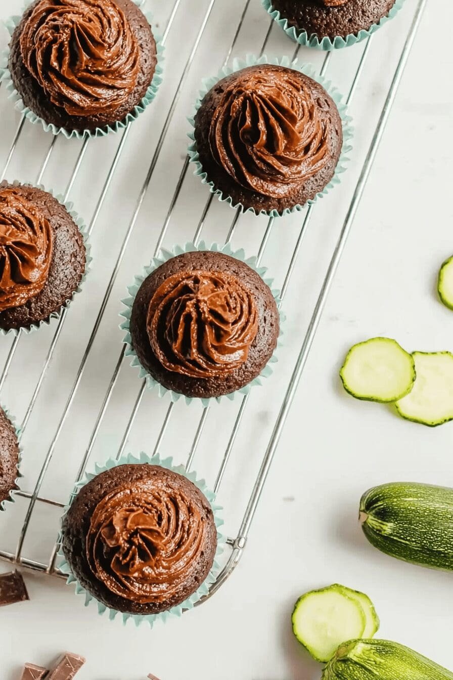 Chocolate Zucchini Cupcakes