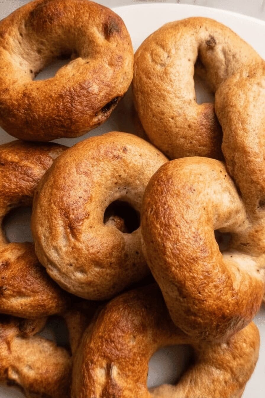 Cinnamon Maple Bagels