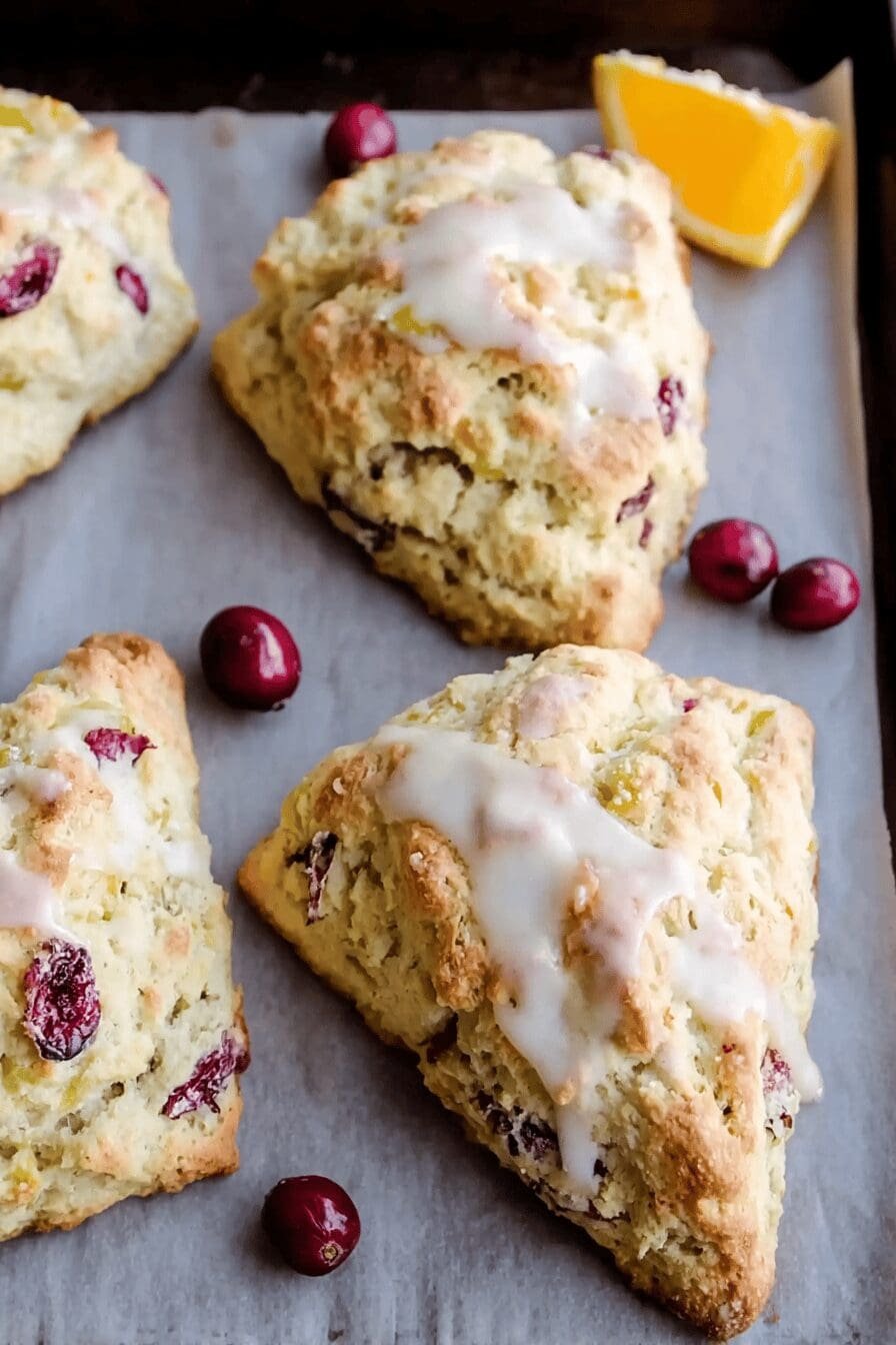 Cranberry Orange Scones
