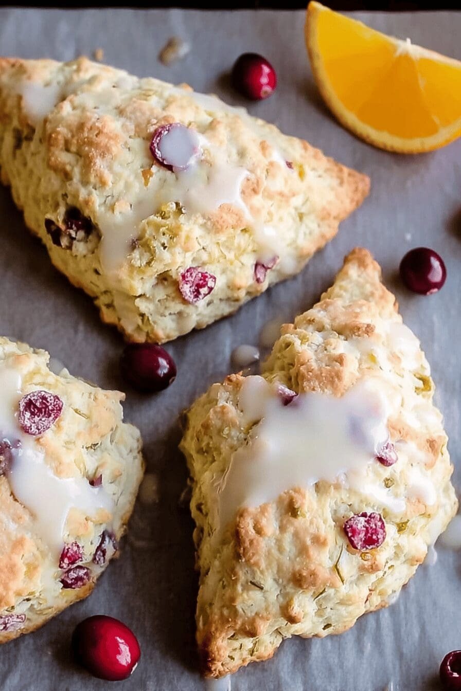 Cranberry Orange Scones