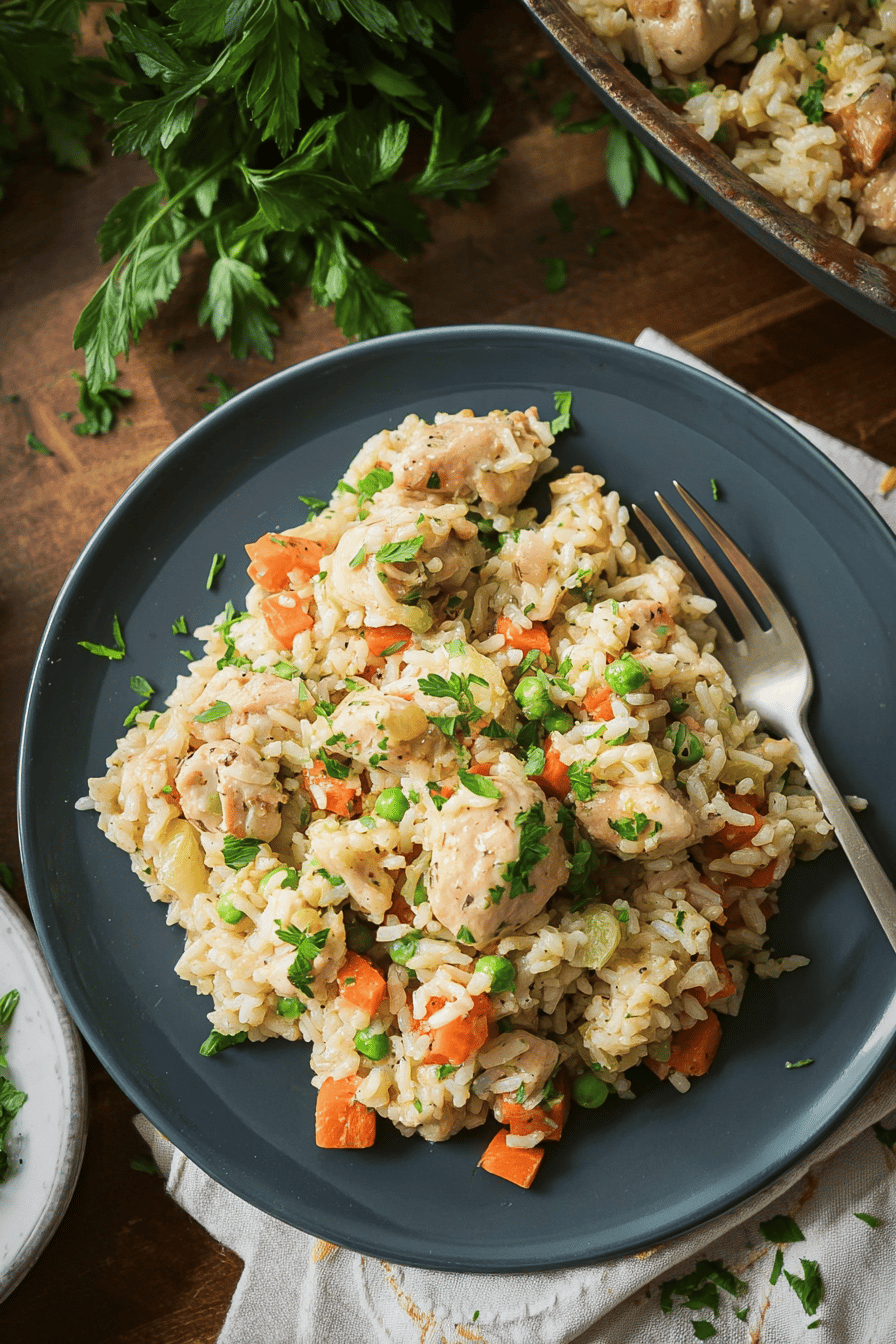 Creamy Chicken And Rice