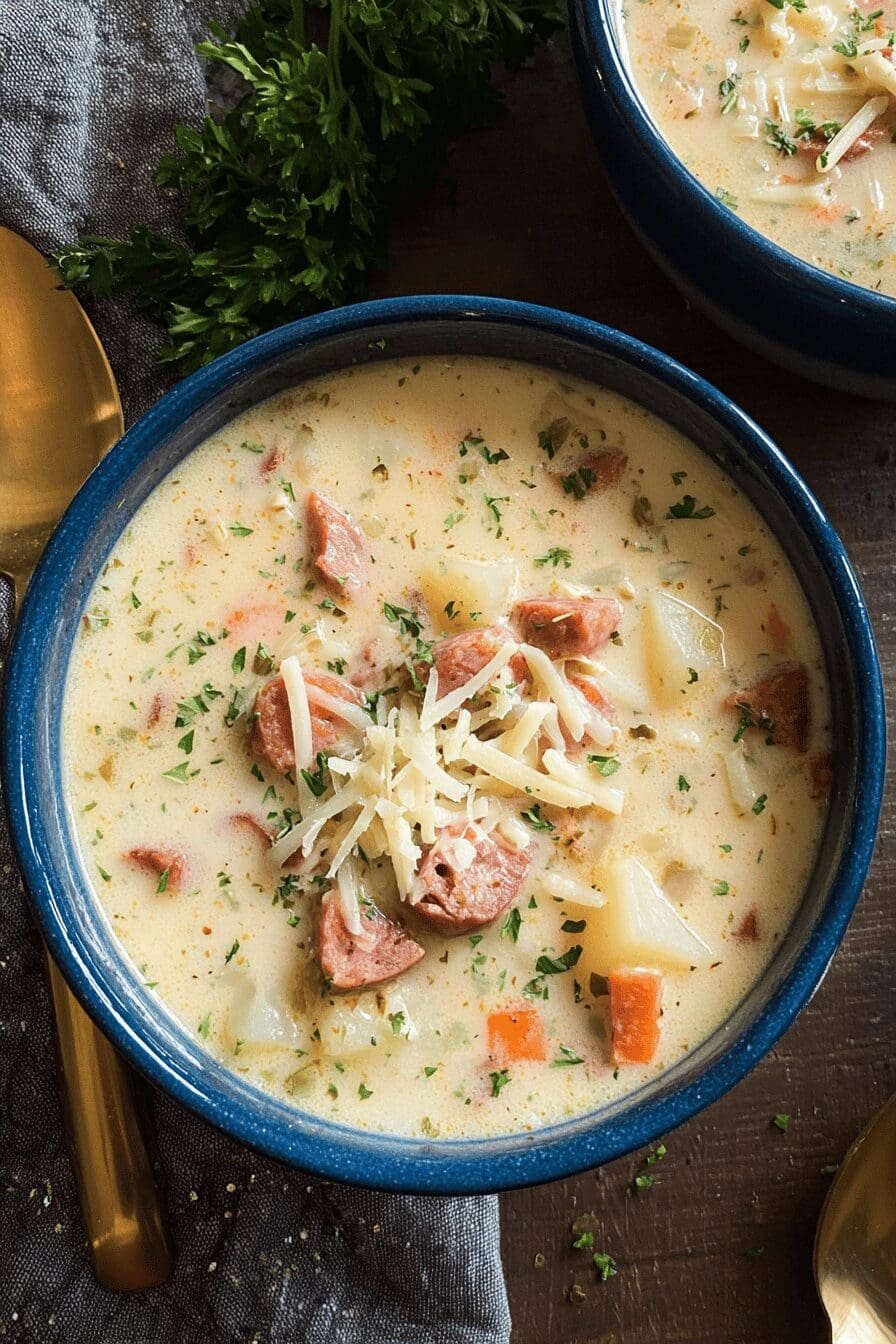 Creamy Potato Kielbasa Soup
