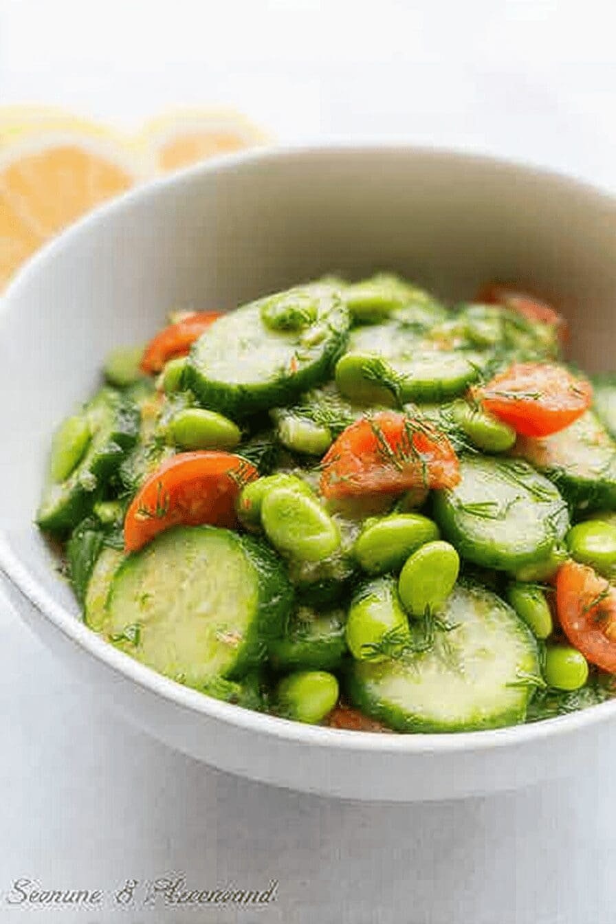 Cucumber Edamame Salad