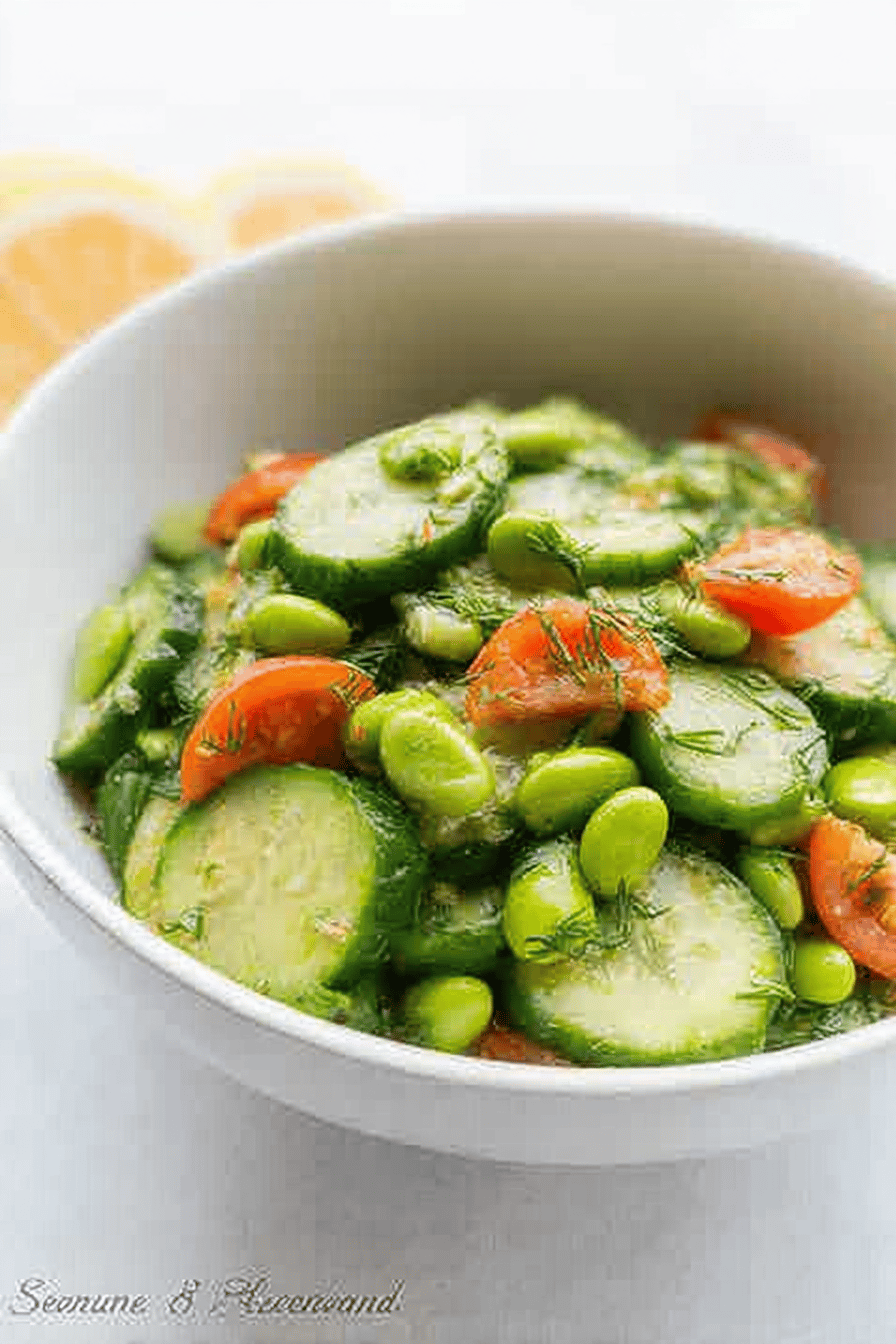 Cucumber Edamame Salad