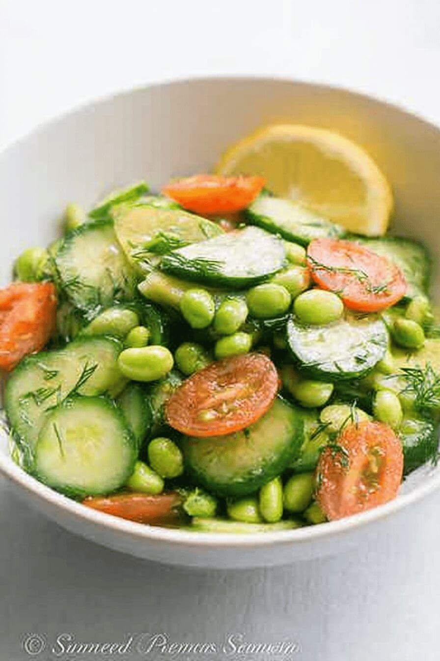 Cucumber Edamame Salad