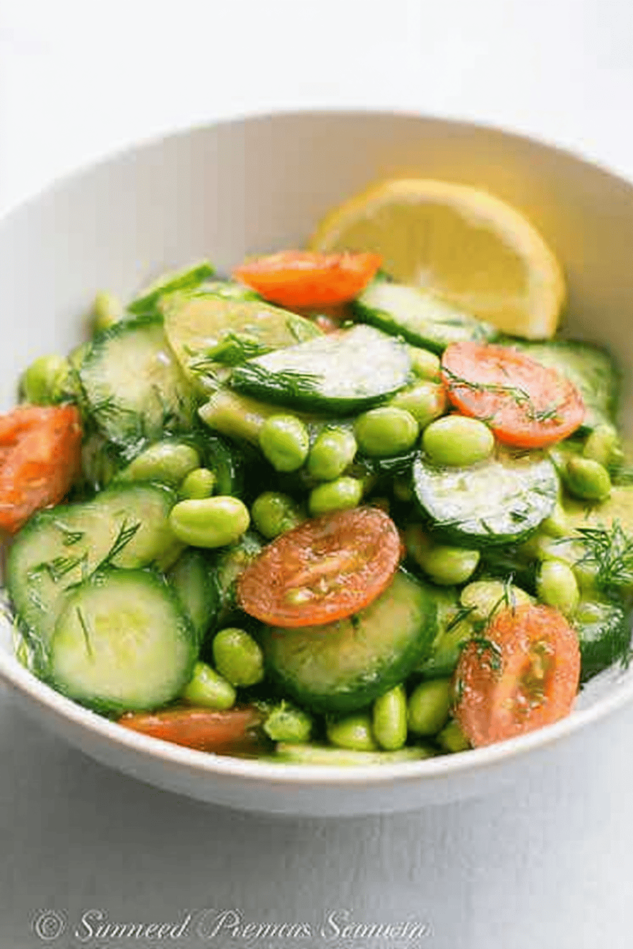 Cucumber Edamame Salad