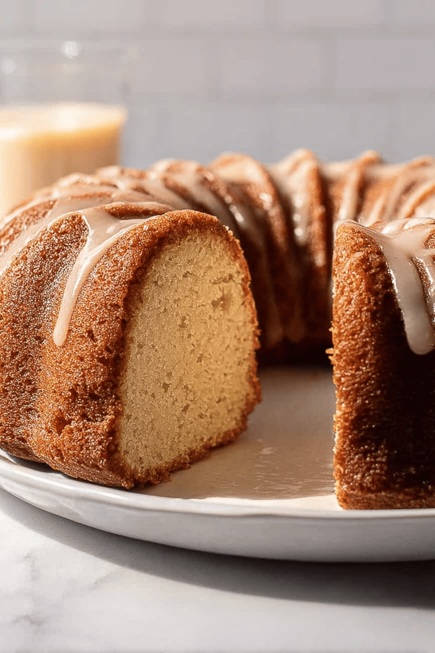 Eggnog Bundt Cake