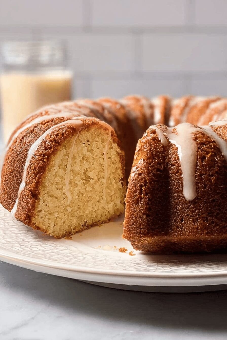 Eggnog Bundt Cake