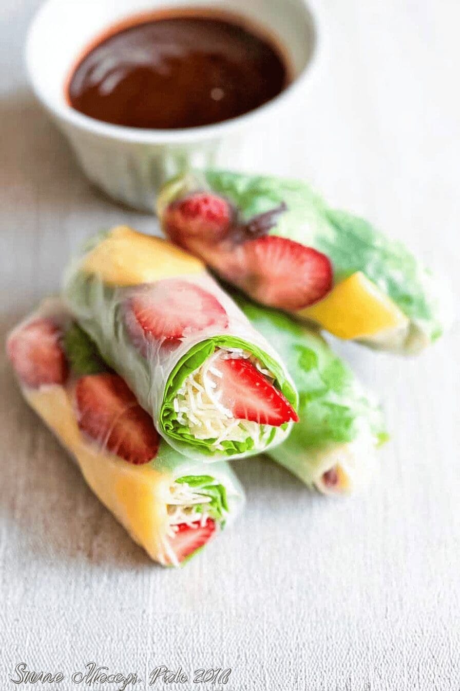 Fruit Spring Rolls