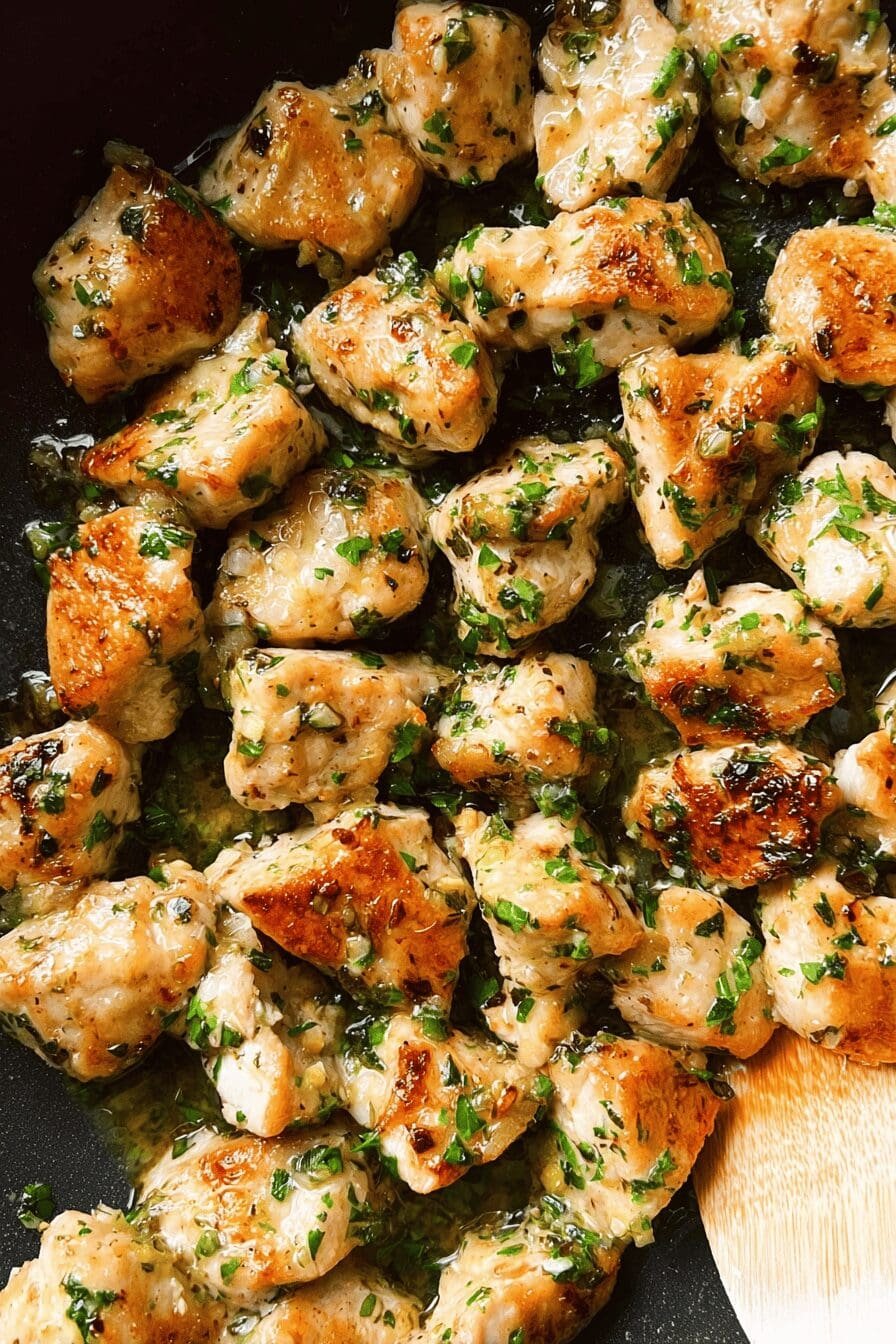 Garlic Butter Chicken Bites
