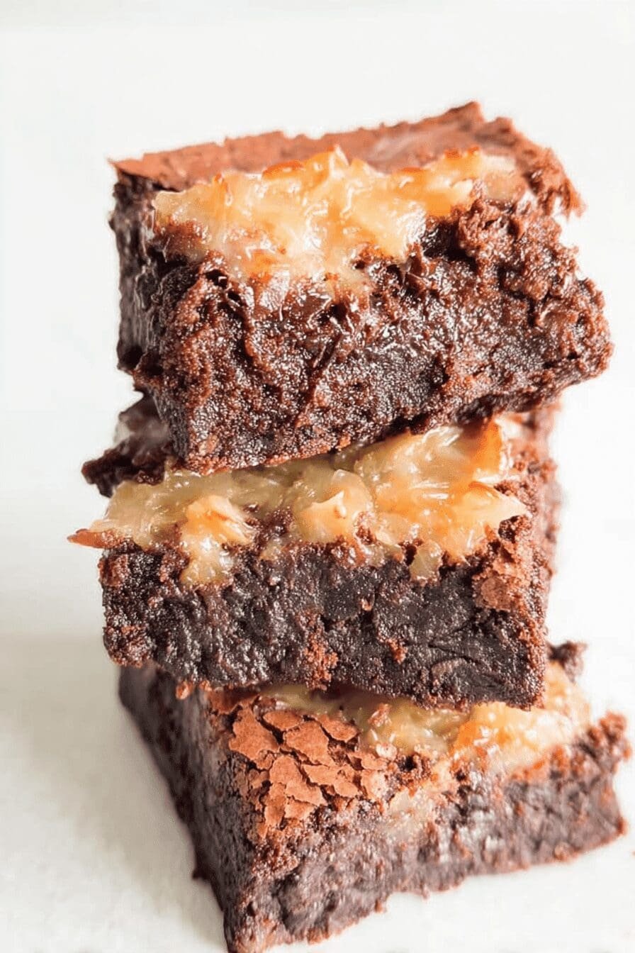 German Chocolate Brownies