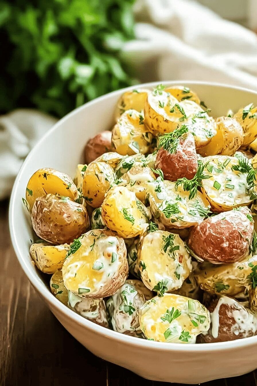 Herbed Roasted Potato Salad Recipe