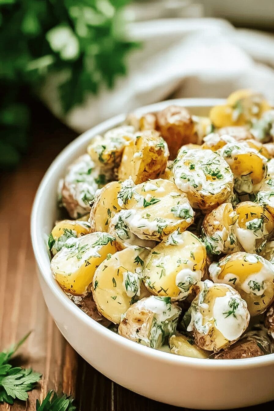 Herbed Roasted Potato Salad Recipe
