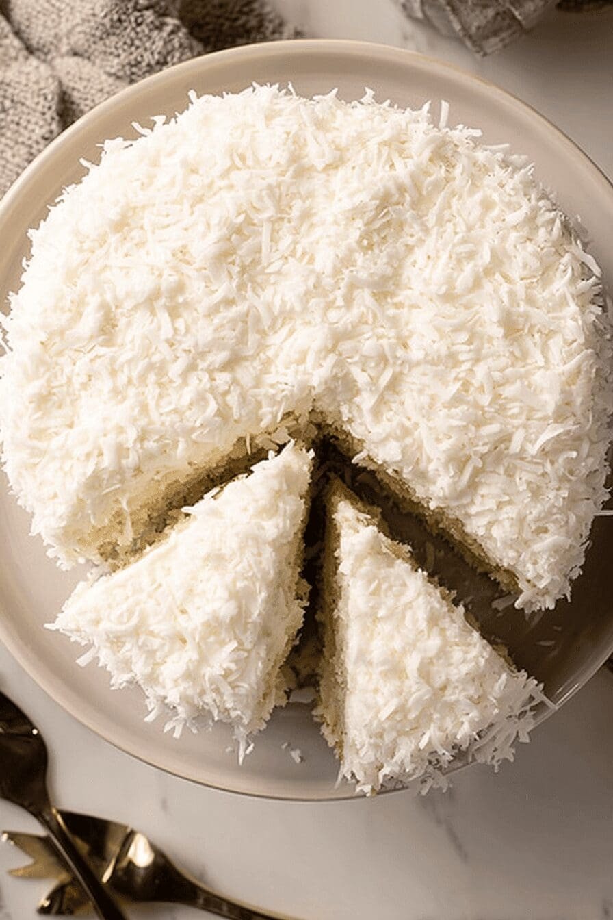 Homemade Coconut Cake