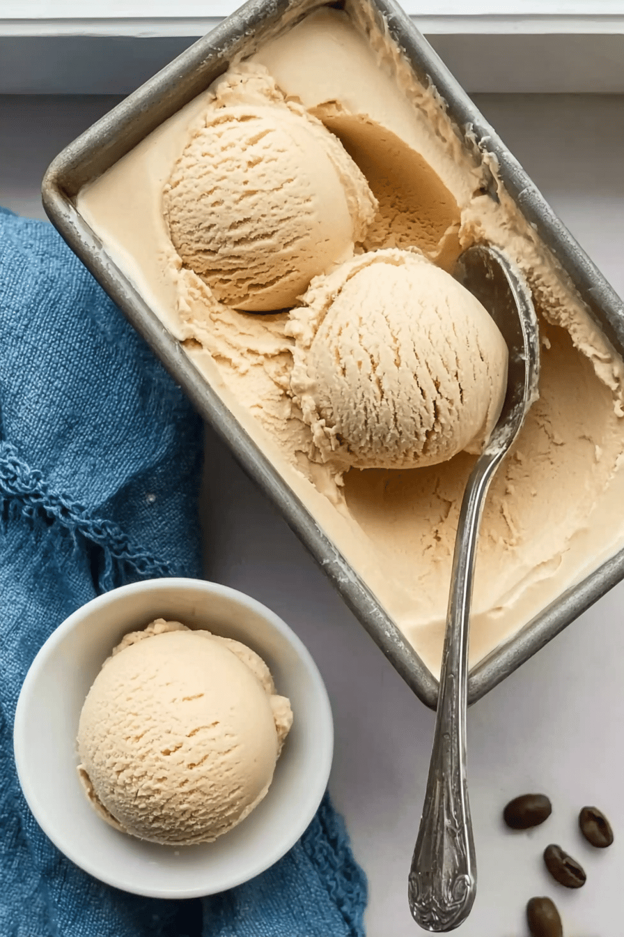Homemade Coffee Ice Cream
