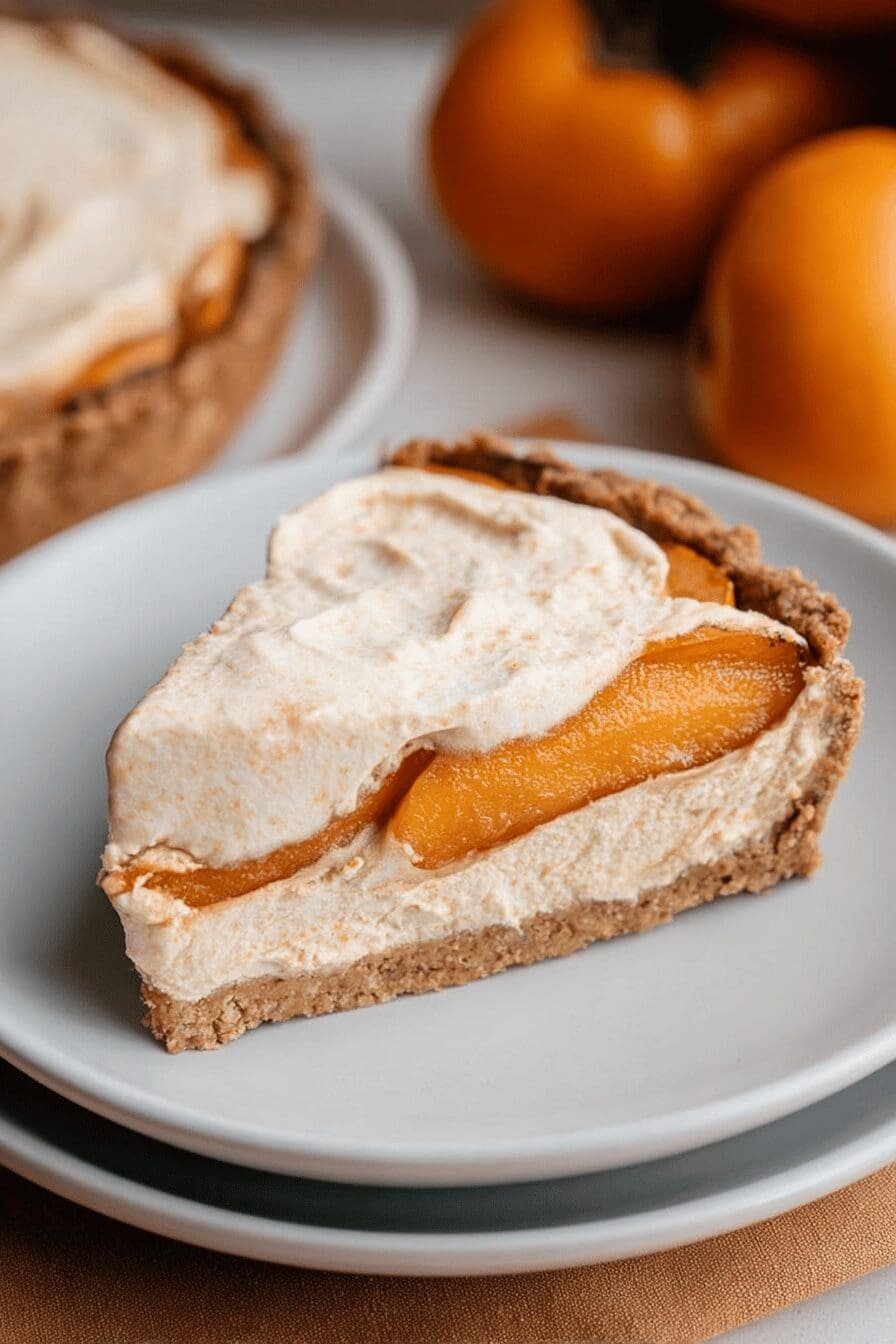 Honey Yogurt Persimmon Tart Recipe
