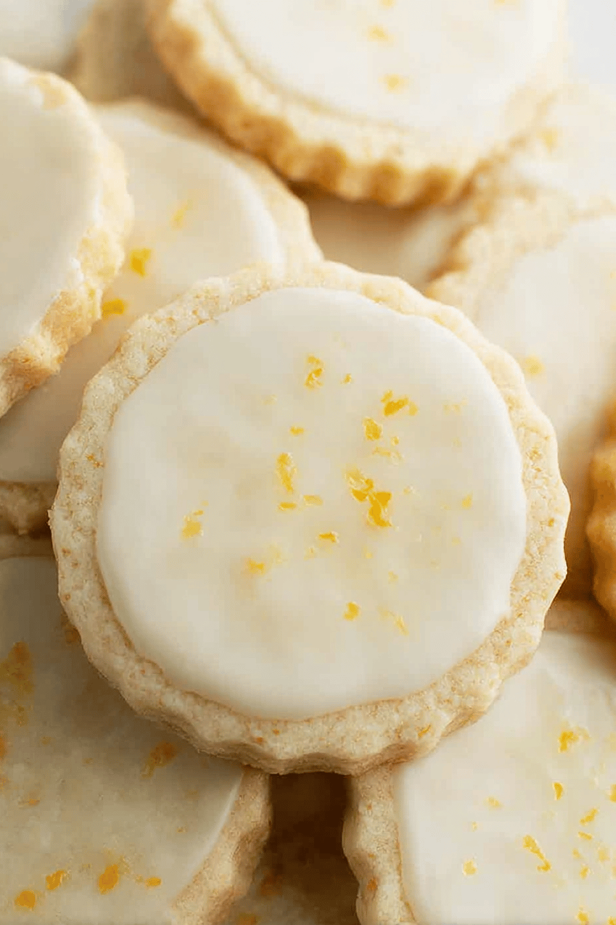 Iced Meyer Lemon Cookies Recipe