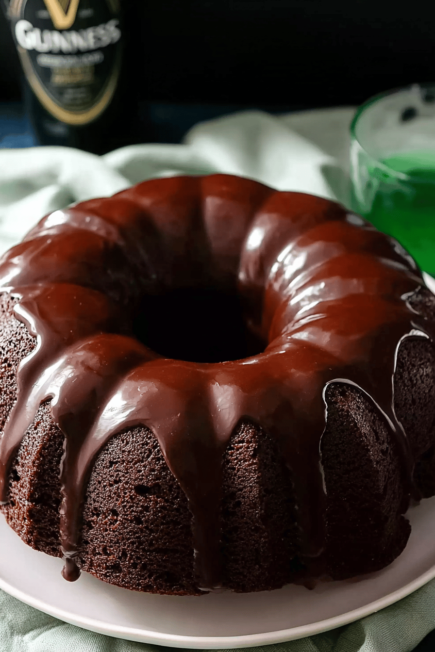 Irish Chocolate Coffee Bundt Cake