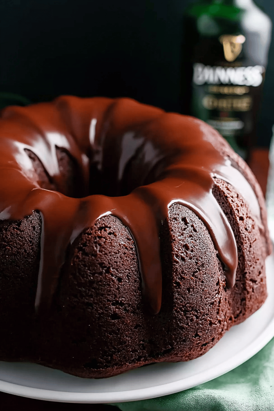 Irish Chocolate Coffee Bundt Cake