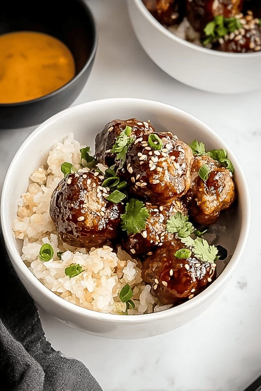 Korean Bbq Meatballs