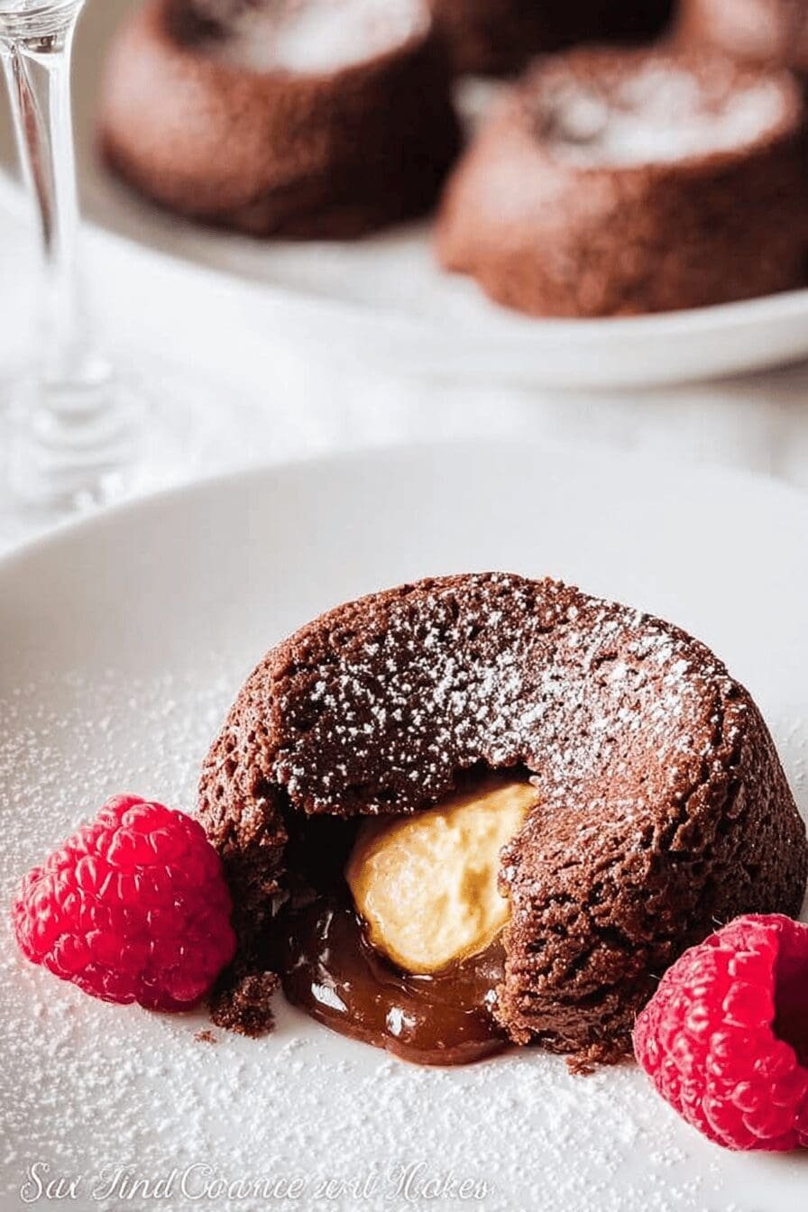 Mini Caramel Lava Cakes