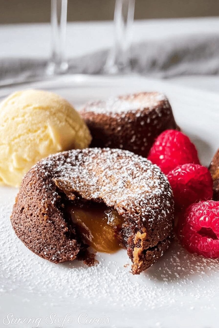 Mini Caramel Lava Cakes