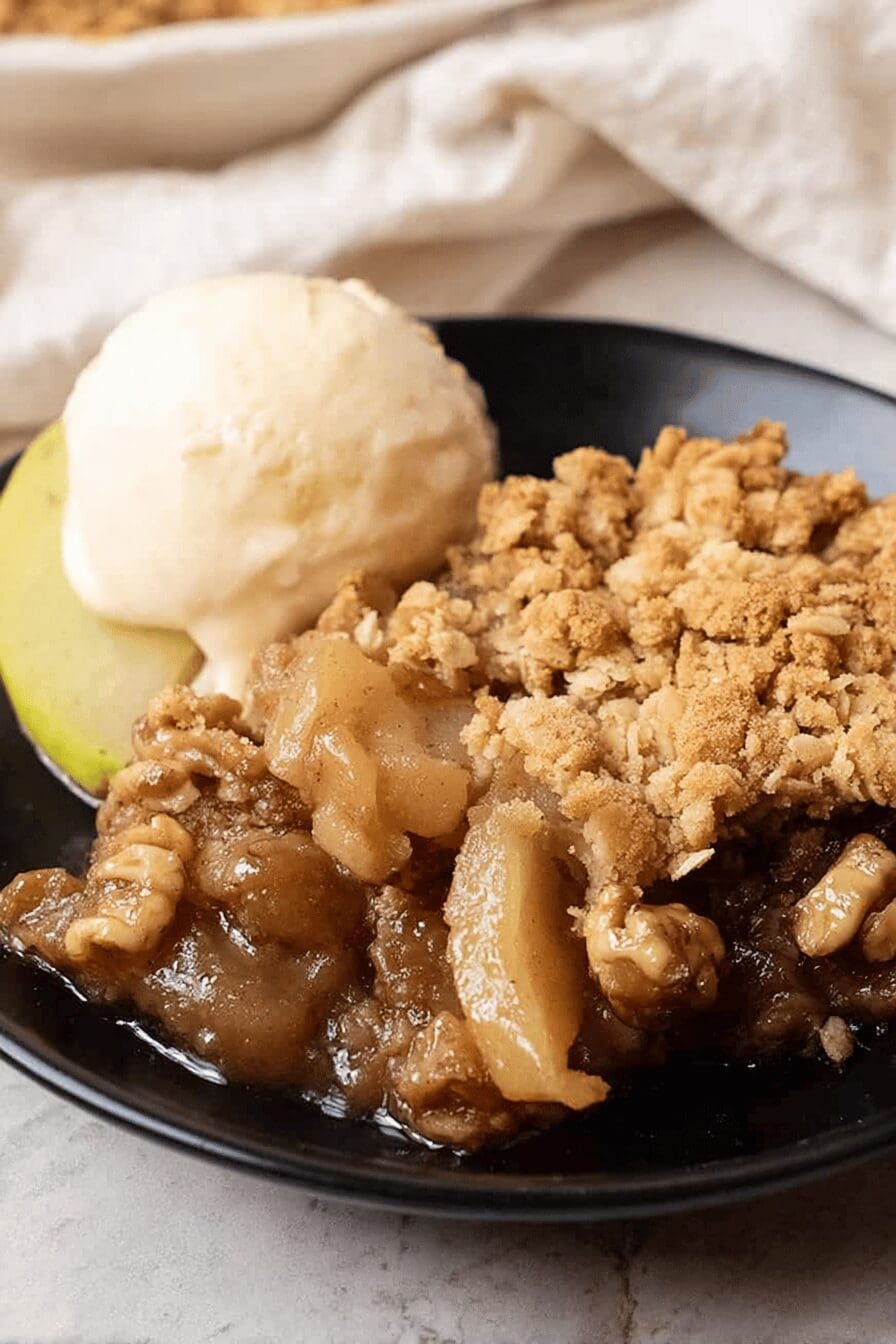 Pear Walnut Crisp