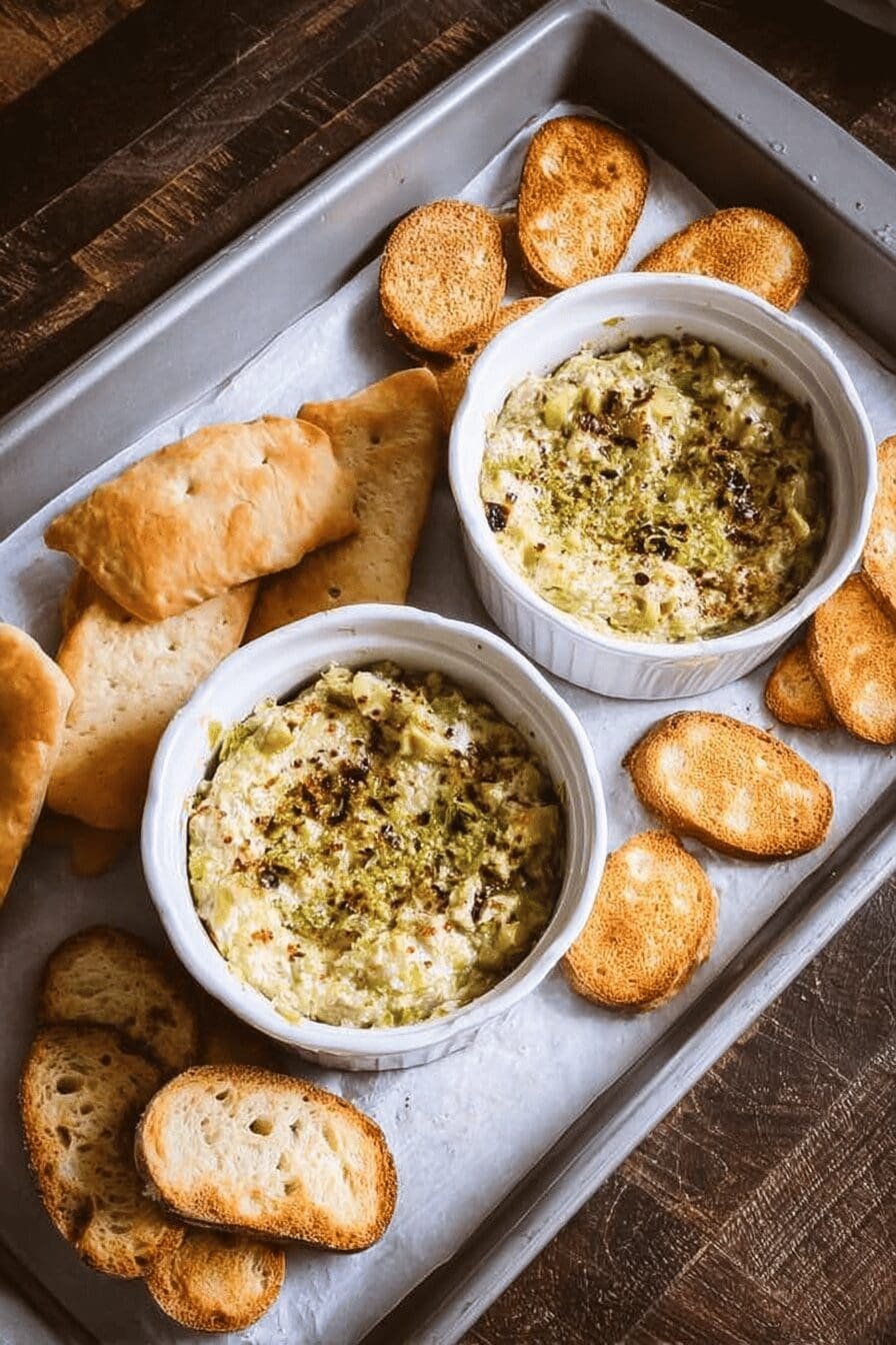Pesto Artichoke Dip