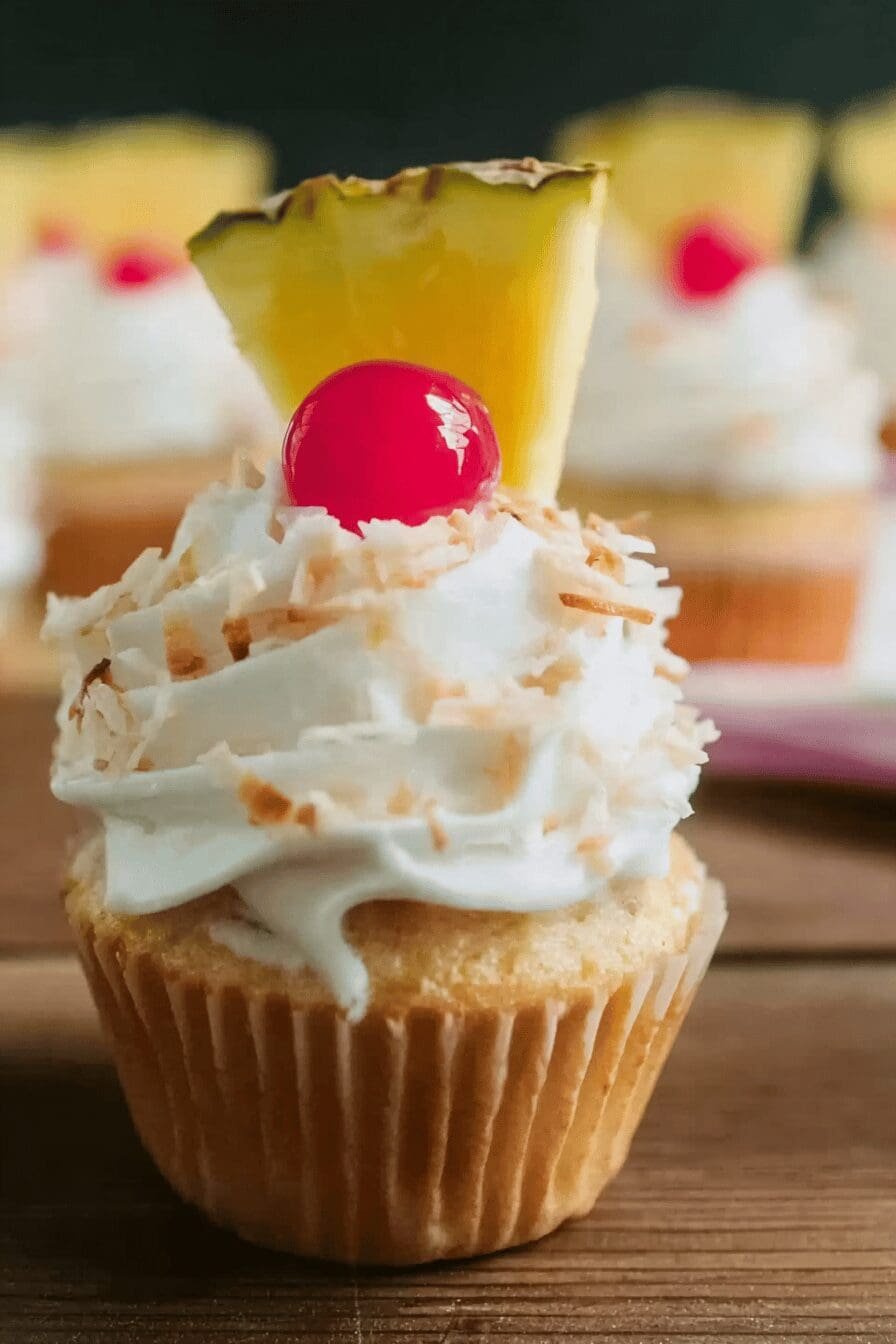 Pina Colada Cupcakes