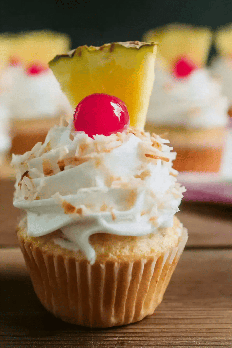 Pina Colada Cupcakes