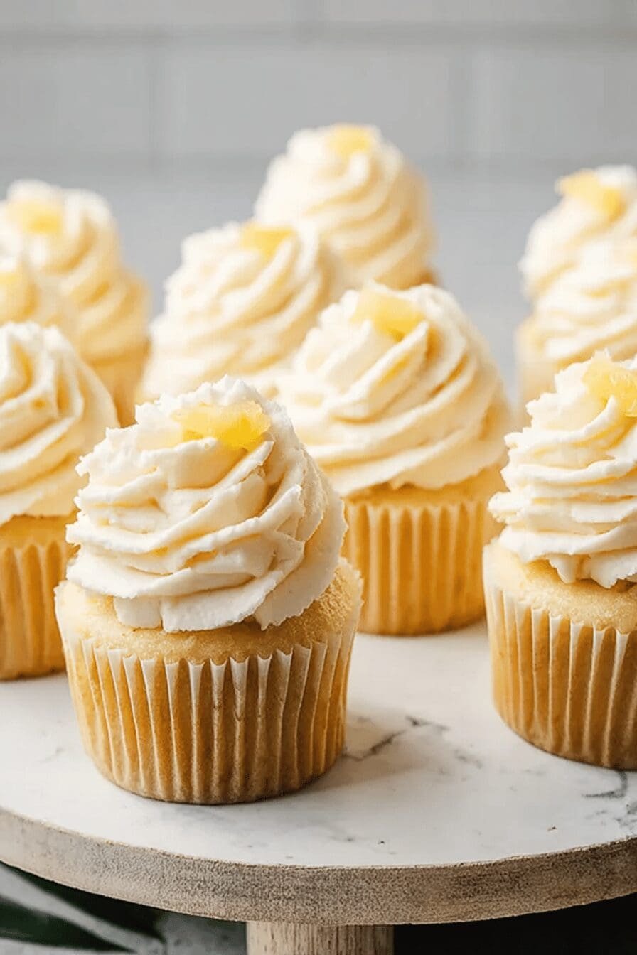 Pineapple Cupcakes
