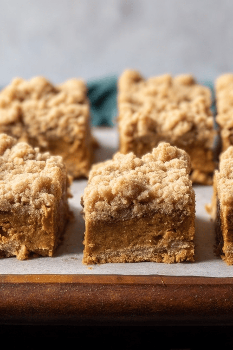 Pumpkin Crumble Bars