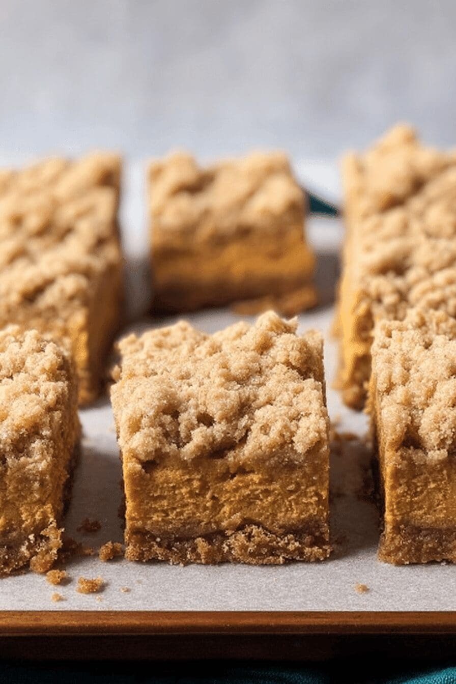 Pumpkin Crumble Bars