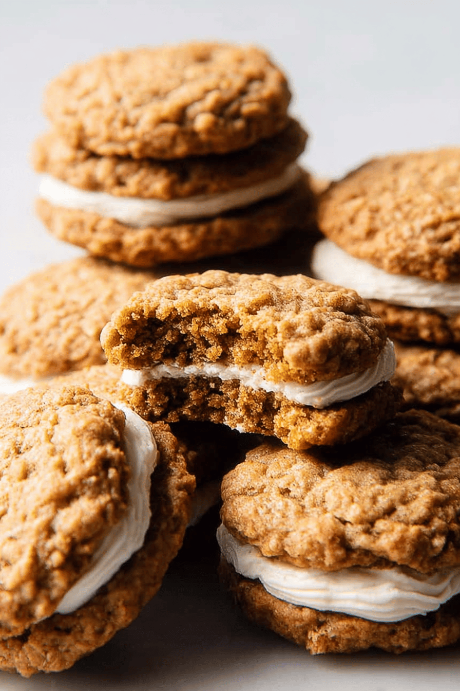 Pumpkin Oatmeal Cream Pies