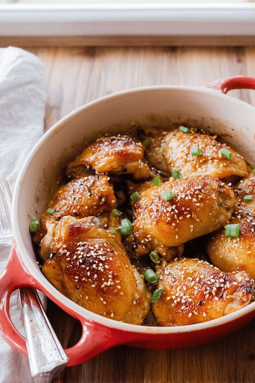 Sesame Miso Chicken