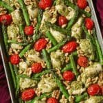 Sheet Pan Pesto Chicken Asparagus Tomatoes Walnuts 2.png