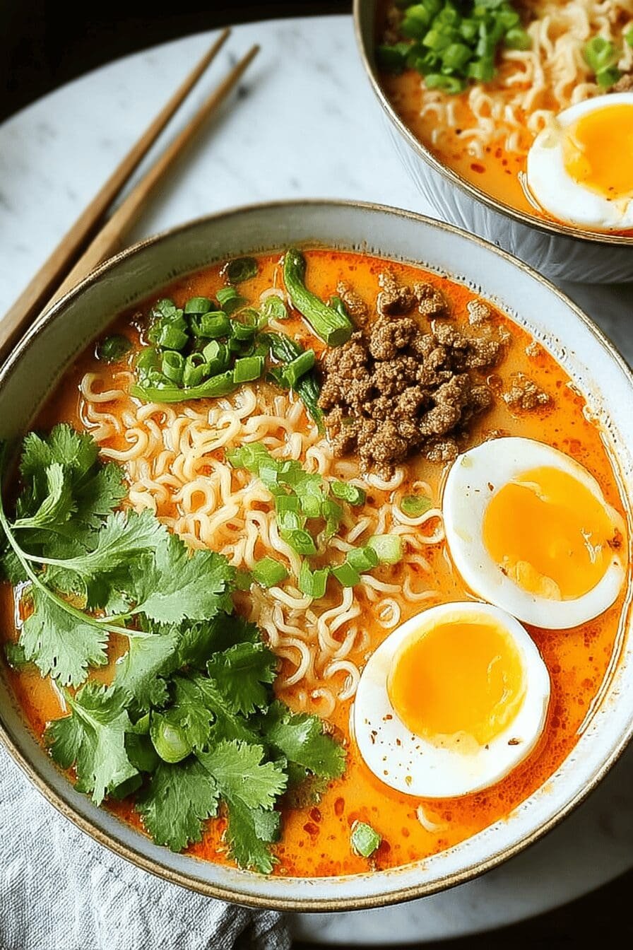Spicy Coconut Curry Ramen